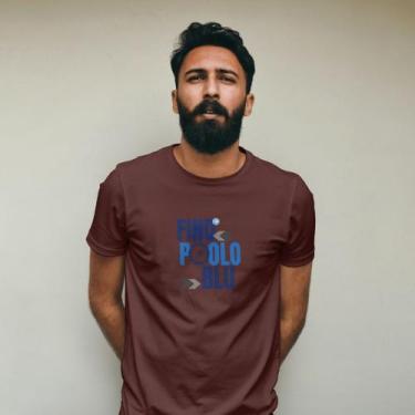 Imagem de Camisa Camiseta Masculina Polo Blu Find Malha Algodão do P ao G1, Bord