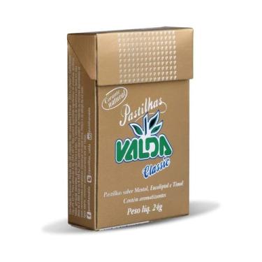 Imagem de Pastilhas Valda Classic Sabor Mentol, Eucalipto e Timol 24g
