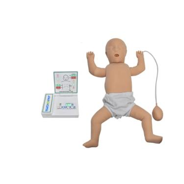 Imagem de Manequim Bebê Para Treino de RCP Eletrônico Simulador Médico