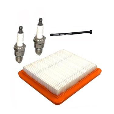 Imagem de 17211-Z8B-901 Substituição do filtro de ar com 2 peças de velas de ignição para Honda GCV160LAO GCV190LA GC190LA HRR216 HRB216 HRB217 HRC216 HRS216 HRT216 HRX217 HRZ216