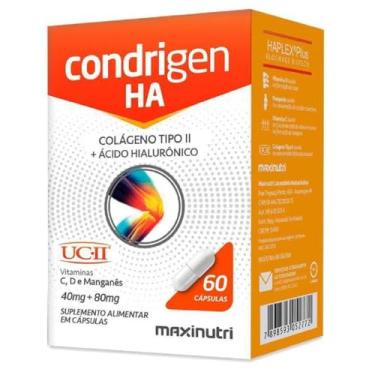 Imagem de CONDRIGEN HA COLAGENO TIPO II + AC HIALURONICO 60CPS MAXINUTRI