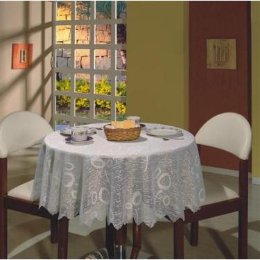 Imagem de Toalha De Mesa De Renda Redonda Ø1,40m - Romance