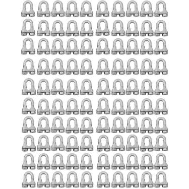 Imagem de Clips Grampo Cabo De Aço 5/16 1,0004 100 Unidades - Nord