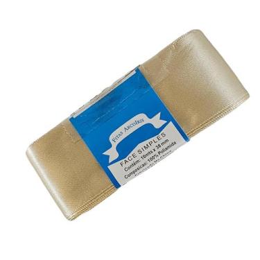 Imagem de Fita de Cetim Trader 38mm N9 com 10 Metros, COR 123 BEGE, 10 Metros