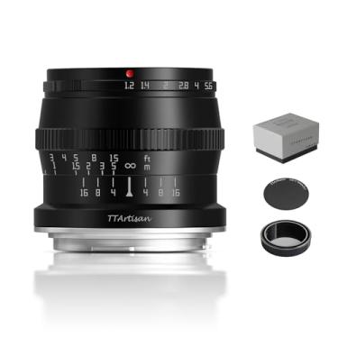 Imagem de TTArtisan Lente de foco manual de grande abertura F1.2 APS-C de 50 mm para montagem Canon RF como R7 APS-C Modelo: R10 EOS R RP R5 R6
