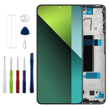 Imagem de Duotipa Tela TFT de 16.9 cm para Redmi Note 13 Pro 5G 2312DRA50C (Preto com Moldura) Display LCD Touch Screen Digitalizador Substituição com Conjuntos de Ferramentas - Sem Suporte de Impressão Digital