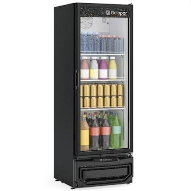 Imagem de Refrigerador/Expositor Vertical 1 Porta 410L GPTU-40 EL PR Preto Gelop