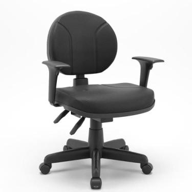 Imagem de Cadeira Escritório Ergonômica Operativa Executiva Vinil NR17 - Plaxmet