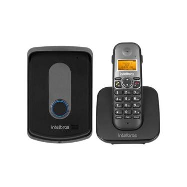 Imagem de Telefone sem fio com Ramal Externo TIS 5010 Preto Intelbras