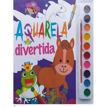 Imagem de Aquarela Divertida - Roxo