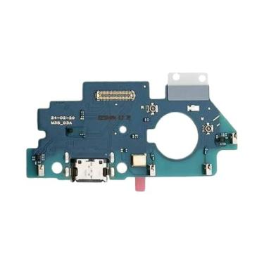 Imagem de Eutoping Placa de porta de carregamento para Samsung Galaxy M35 5G M356 conector placa carregadora, cabo flexível de substituição