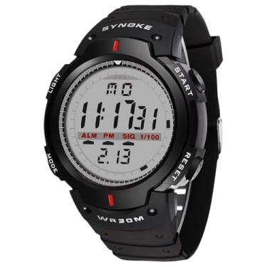 Imagem de Relógio Digital Masculino à Prova D'água com Números Grandes