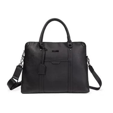 Imagem de Bolsa Pasta Feminina Notebook Executiva Alça Tiracolo Pu Saffiano Prem
