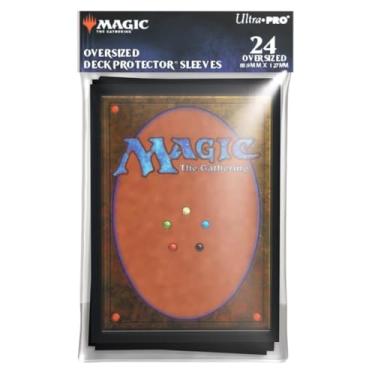 Imagem de Ultra PRO - Oversized Magic: The Gathering Deck Protector®, capas protetoras de deck MTG, protetores de cartas grandes, formatos Commander & Planechase, armazenamento de cartões de jogos, proteção de