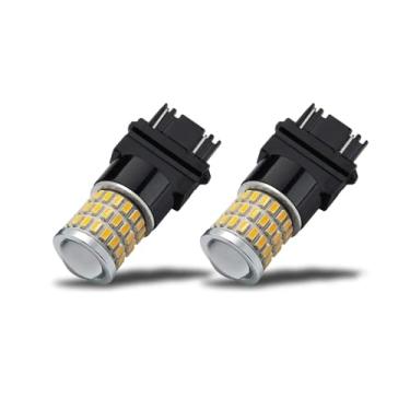 Imagem de Mandark 7443 Lâmpada LED para carro, 2 peças, luz de freio traseira reversa automotiva, acessórios de substituição de iluminação de reserva de circulação diurna de veículos, universal para caminhão