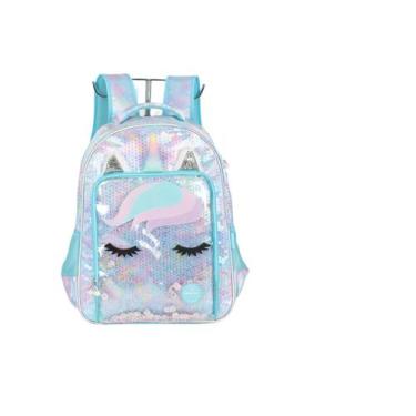 Imagem de Mochila escolar up4you unicornio azul ref. is41091up luxcel