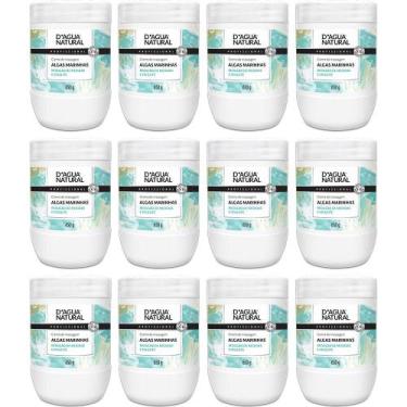 Imagem de Kit 12 Potes Creme de Massagem Dagua Natural Algas Marinhas 650g Reduç