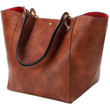 Imagem de Sacola sqlp Large Work for Women Designer, impermeável, marrom