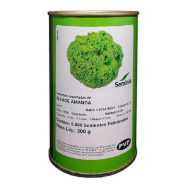Imagem de Sementes Peletizadas De Alface Crespa Amanda Seminis (200 sementes)