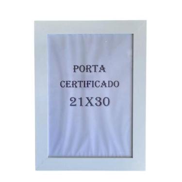 Imagem de Moldura para Certificados/Diplomas (21X30) - Goryane, Branco