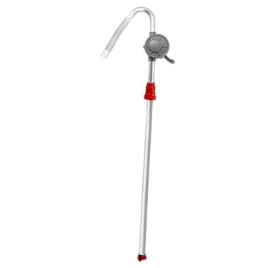 Imagem de QccHieUs Bomba de tambor Bombas de tambor manuais para uso doméstico para transferir óleo de aquecimento Bomba de óleo rotativa manual resistente de alto