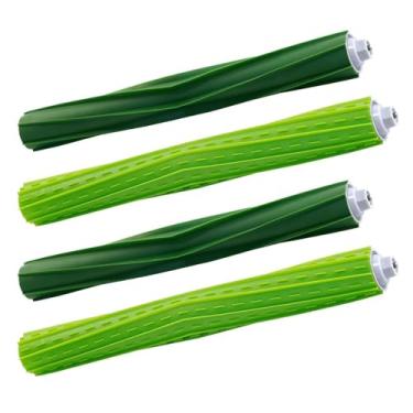 Imagem de MIXEAL 2 conjuntos de escovas de borracha multisuperfície, peças de reposição adequadas para aspirador de pó iRobot Roomba s9 (9150) s9+ s9 Plus (9550) s Series