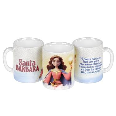 Imagem de Caneca branca católica santinhos (17380)