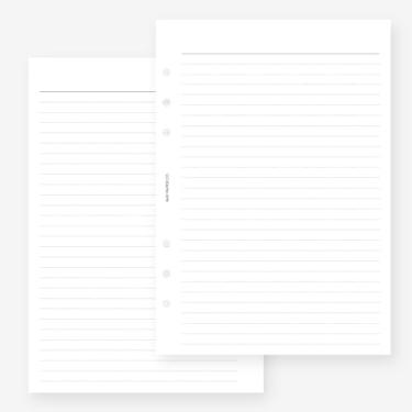 Imagem de Agenda A5 forrada para Filofax A5, refil de agenda LV GM 6 furos 14 x 21 cm