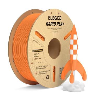 Imagem de Filamento para impressora 3D ELEGOO Rapid PLA Plus 1,75 mm Laranja 1 k