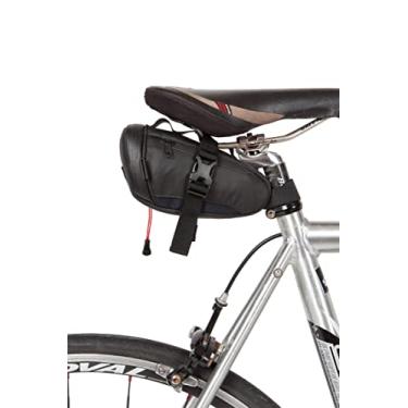 Imagem de Two Wheel Gear - Pacote de assento para deslocamento - resistente à água sob a bolsa de selim para bicicleta - para viagens de bicicleta e turismo - Ripstop reciclado, preto, pequeno