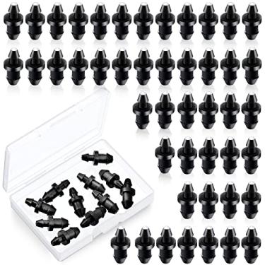 Imagem de Plugues de irrigação por gotejamento de 6,3 mm de plugues de irrigação de tubos de irrigação por gotejamento kit para sistema de irrigação de canos de gramado em casa (200 peças)