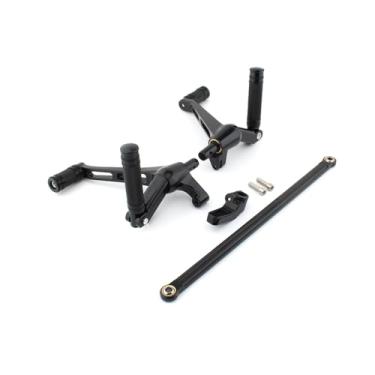 Imagem de FINMOKAL Kit de montagem de alavanca de freio de alavanca de câmbio de marchas de motocicleta compatível com Harley Night Rod VRSC Special 2007-2017 V-Rod Muscle 2002-2017 (preto)