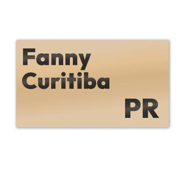 Imagem de Imã de Geladeira Fanny Curitiba MDF 7x4 para Presentear