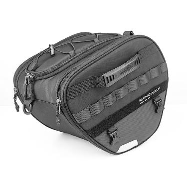 Imagem de CIADAZ Bolsa de grande capacidade para túnel de motor Scooter Underbone motocicleta Multifuncional 15L Motorcross ReatSeat Bolsa de ciclismo Bolsa de ombro Bolsa de ombro