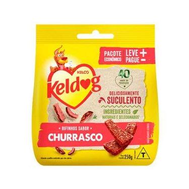 Imagem de Kit petisco Keldog Bifinho De Churrasco Kelco 250g, 01un 250g