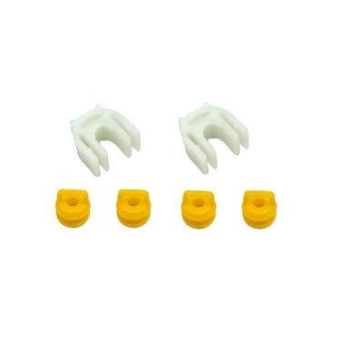 Imagem de 6 peças 14104 15276979 buchas de cabo de câmbio, kit de reparo de câmbio de transmissão automática compatível com Chevy Silverado JEEP RAM Dodge Buick Cadillac