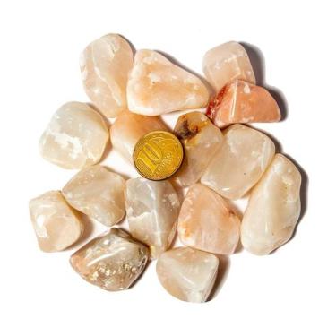 Imagem de 200g Quartzo Goiaba Rolado Pedra Natural M Classe B - CristaisdeCurvel