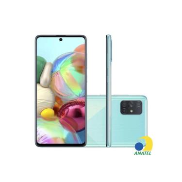 Imagem de Smartphone Samsung Galaxy A71 4G 128GB DUAL CHIP ANDROID 13 6GB RAM Câm.Quádrupla+Selfie 32MP
