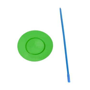 Imagem de Esquirla Prato giratório de malabarismo com palitos Festivais Circo Performances Circo Prato giratório Jogo de malabarismo Brinquedos Multicores, Verde