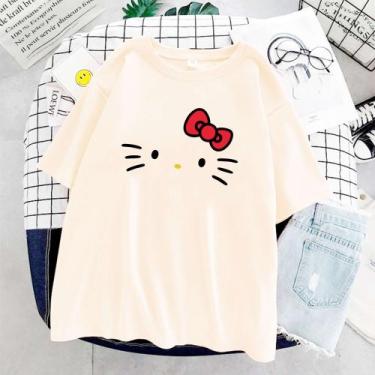 Imagem de Camiseta Hello Kitty Aesthetic - sneko, Offwhite, G