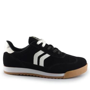 Imagem de Tênis Casual Via Marte Feminino 237-001-01, 37, Preto