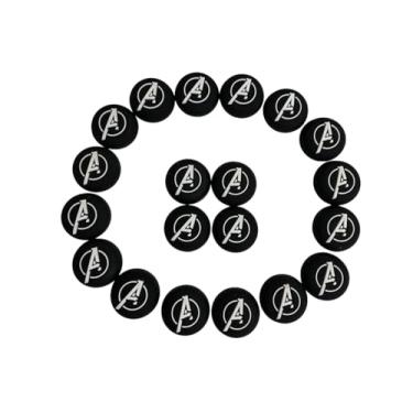 Imagem de Par (2 Unidades) Grip Heróis Protetor Analógico Silicone Controle Joystick Polegar Compatível Com PS4 PS5 Xbox Nintedo Switch Desempenho (Vingadores)