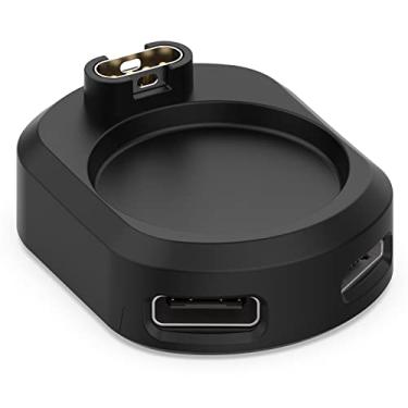 Imagem de Disscool Base De Carregamento Substituição Compatível Com Garmin Forerunner 265S/265/965, Adaptador Suporte Para Carregador Relógio Tipo C Micro, Acessórios Inteligentes
