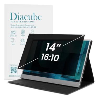 Imagem de Diacube Filtro de tela de privacidade de computador de 14 polegadas para monitores e laptops portáteis com proporção de 16:10 - Proteção para os olhos | Anti-UV | Película protetora de tela