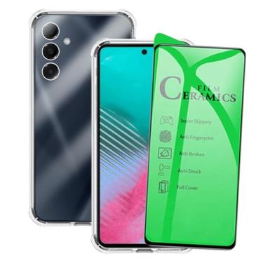Imagem de Kit de Proteção Compatível Samsung Galaxy M54 Capa Anti-Impacto Transparente + Película de Cerâmica 9D