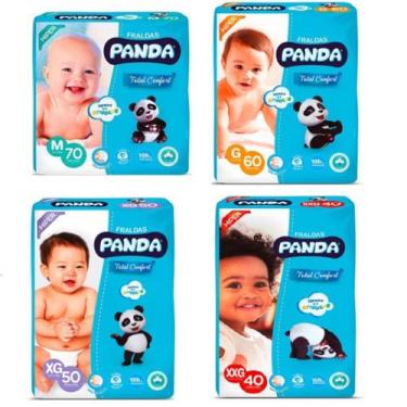 Imagem de Fralda Panda Hiper - M 70/G 60/XG 50/XXG 40 - hiper panda