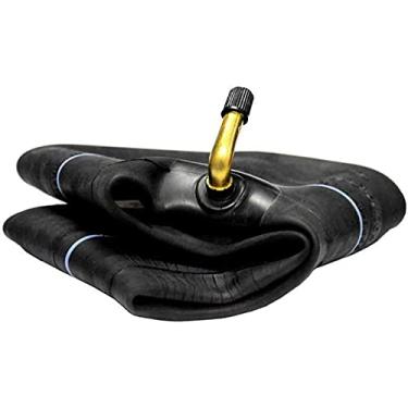Imagem de JJDD Carkio Tubos internos de pneu utilitário de substituição premium 4.10-6/3.50-6 com haste de válvula dobrada TR87 compatível com cortadores de grama tratores carrinhos de mão - 1 peça