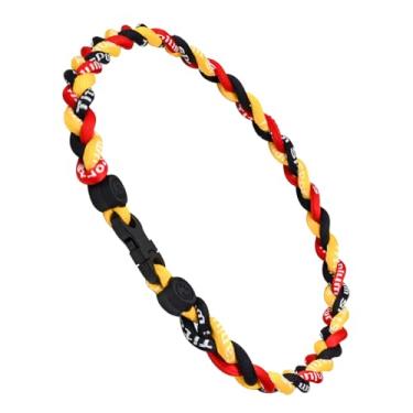 Imagem de VIEKIER Colar de beisebol de 45,7 cm, colar moderno de tornado de corda tripla para fãs de esportes, 18 Inch, Nylon, Sem Pedra Preciosa