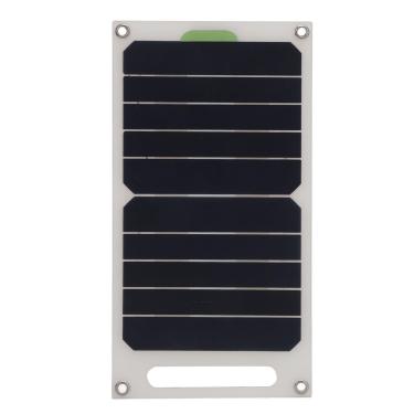 Imagem de SPYMINNPOO Painel Solar de Silício Monocristalino de 10W, Portátil e Compacto, Painel Solar de Saída de Energia de Alta Eficiência Com Fivelas e Copos de Sucção, Ideal para Camping de Trailer Ao Ar