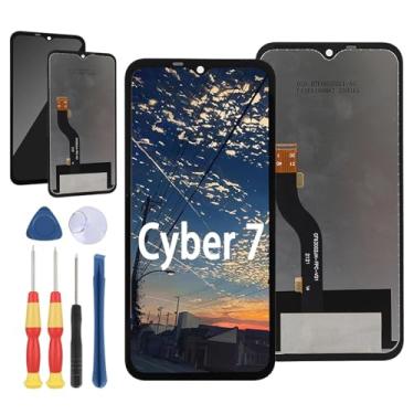 Imagem de Yuxyiony Nova tela de substituição para tela de reparo de tela LCD Hotwav Cyber 7 e acessórios de ferramenta de substituição